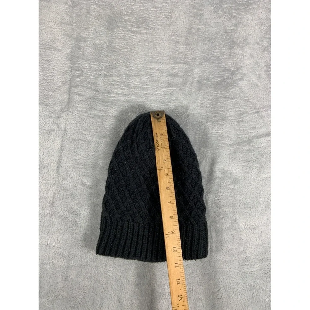 The North Face Men's Beanie One Size Gray Ribbed Cuff Hat Knit